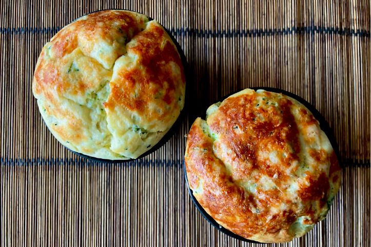 Soufflé de brócoli sin gluten